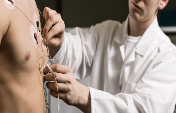 doctor examining a patient